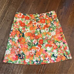 Julie Brown Floral Aline mini skirt